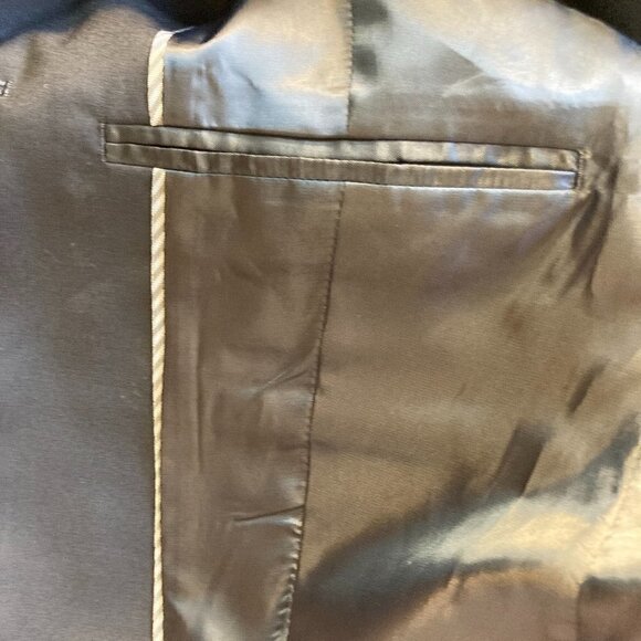 Affinity Apparel SZ 8 NWT Navy classic one button fitted blazer Office Academia - Picture 4 of 7